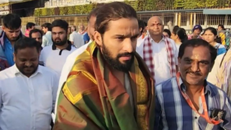 Rajat Patidar Tirupati Temple