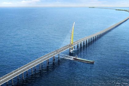 Sheikh Jaber Al Ahmad Al Sabah Sea Bridge in Kuwait