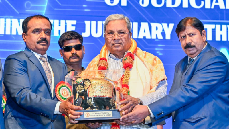 Siddaramaiah Addressed the 22nd Biennial State Level Conference of Judicial Officers 1