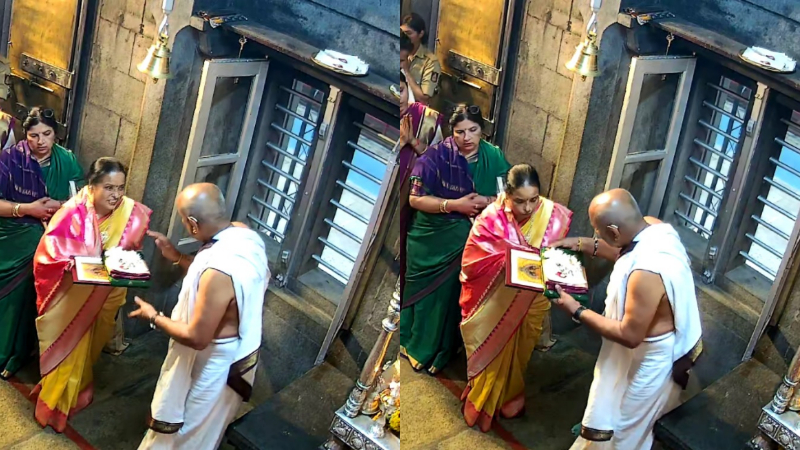 ಕಾಫಿನಾಡಲ್ಲಿ ಸಿಎಂ ಪತ್ನಿ ಟೆಂಪಲ್ ರನ್ 1 Siddaramaiah Wife Parvathi Siddaramaiah