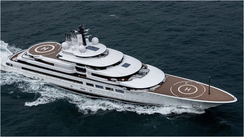 US Iran War 500 million dollar superyacht Nord linked to Putin aide Alexey Mordashov sails through Hormuz amid blockade 2