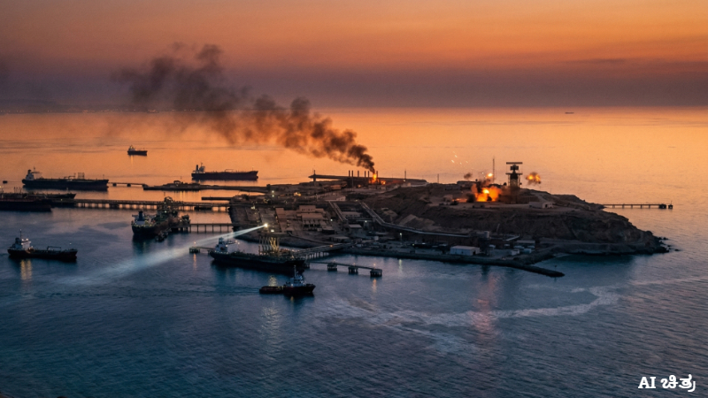 US has struck Iranian military targets on Kharg Island