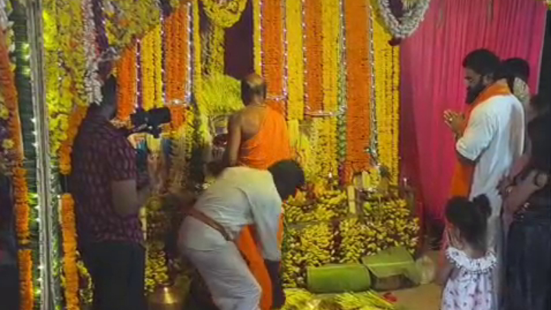 Udupi Rishab Shetty Home Kunitha Bhajane Yakshagana Harake