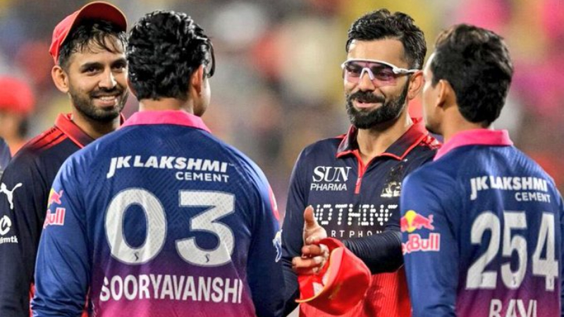 Vaibhav Sooryavanshi and virat kohli