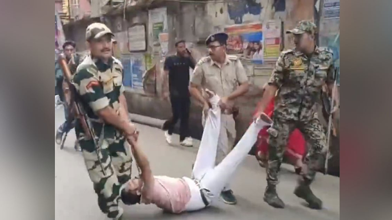 West Bengal Elections Phase 2violence BJP worker attacked TMC vandalises BJP booth 1