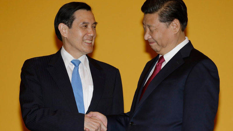 ಚೀನಾ-ತೈವಾನ್ ಐತಿಹಾಸಿಕ ಮಾತುಕತೆ - ಈ ಭೇಟಿಗೆ ಇಷ್ಟೊಂದು ಮಹತ್ವ ಯಾಕೆ? 3 Xi Jinping and Taiwanese President Ma Ying jeou in Singapore