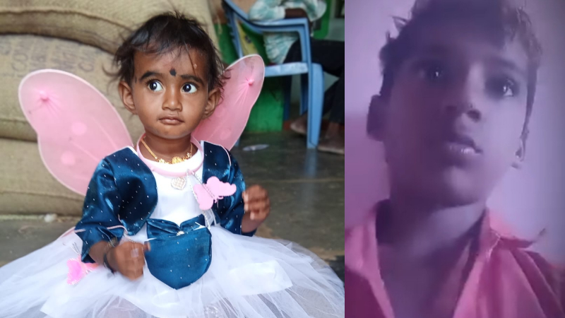 arch collapses on people in manvi two children dead four women seriously injured