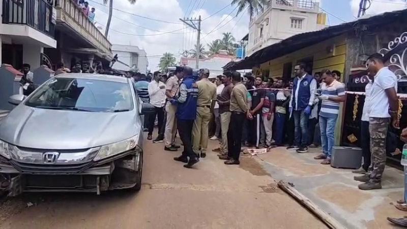 head cook killed by being attacked with a snooker stick in sagar shivamogga