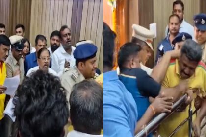 krs party worker arrest