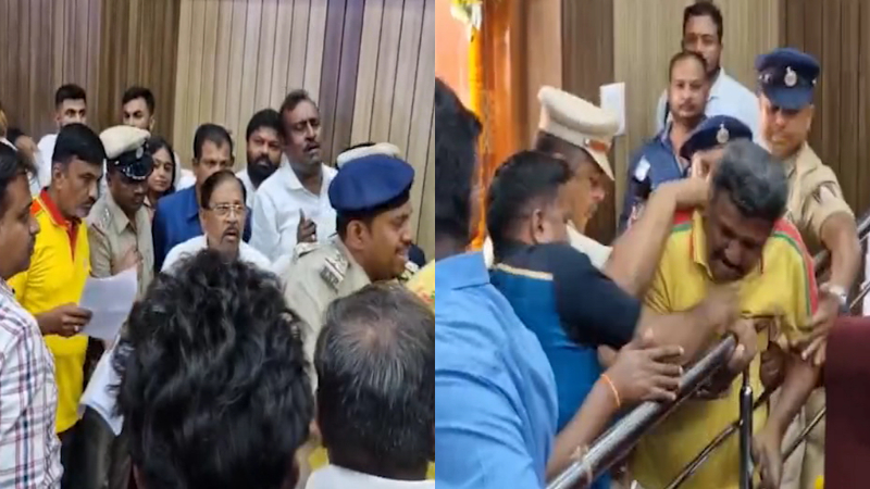 krs party worker arrest