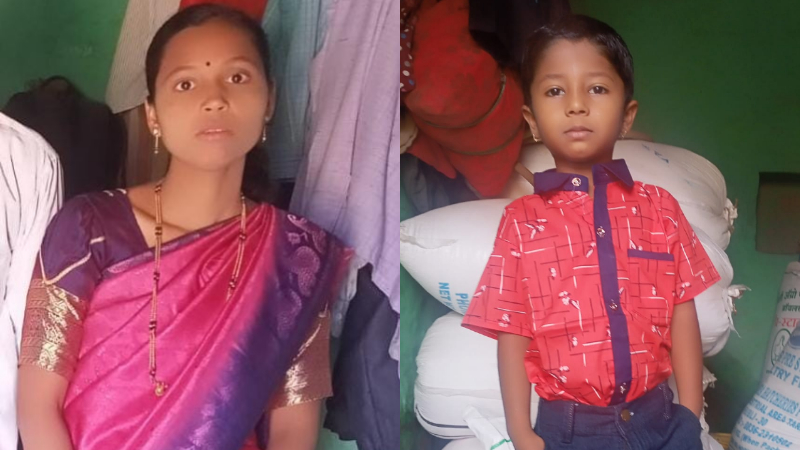mother and son drown in river boys body found one and a half km away in chikkodi