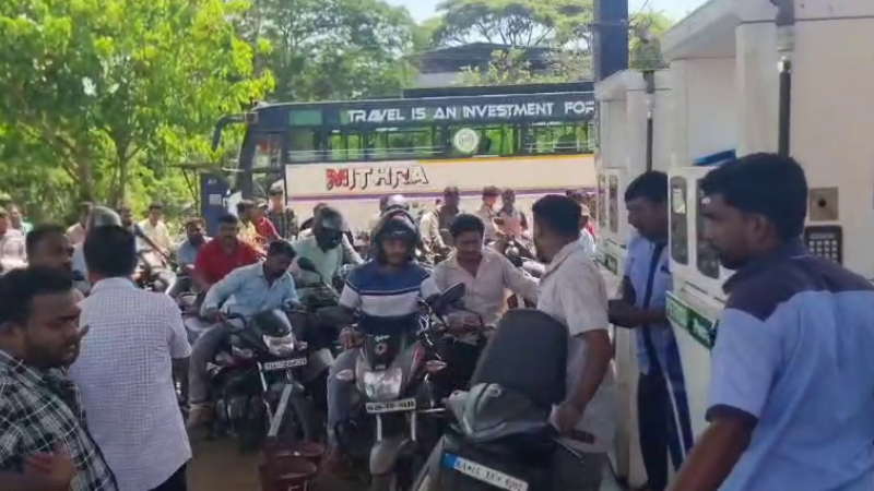 no stock at 5 out of 6 petrol stations in soraba