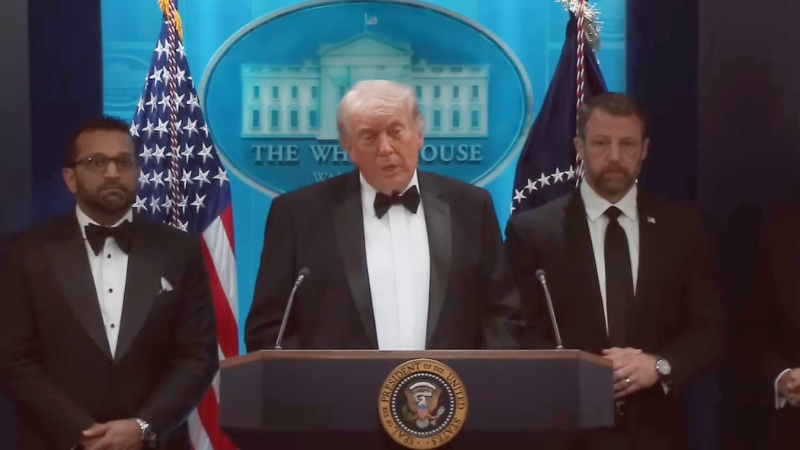 nobody told me its a dangerous profession jokes Donald Trump after WHCD event shooting Hilton Hotel