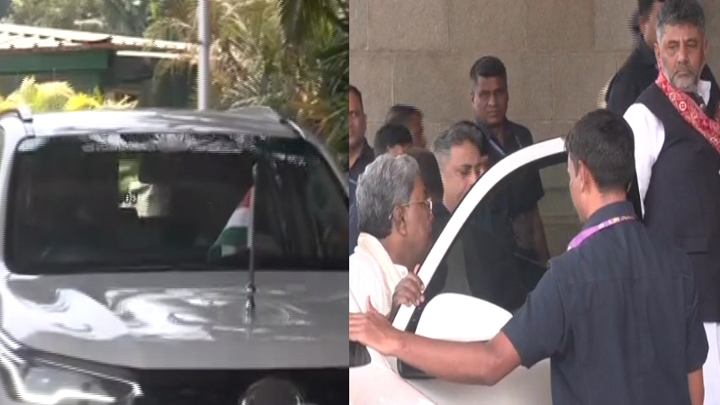 siddaramaiah dk shivakumar car