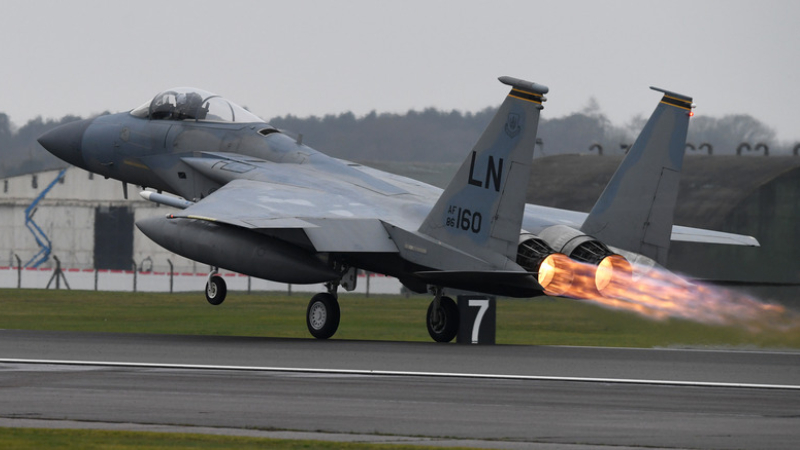 us15e engine while flying