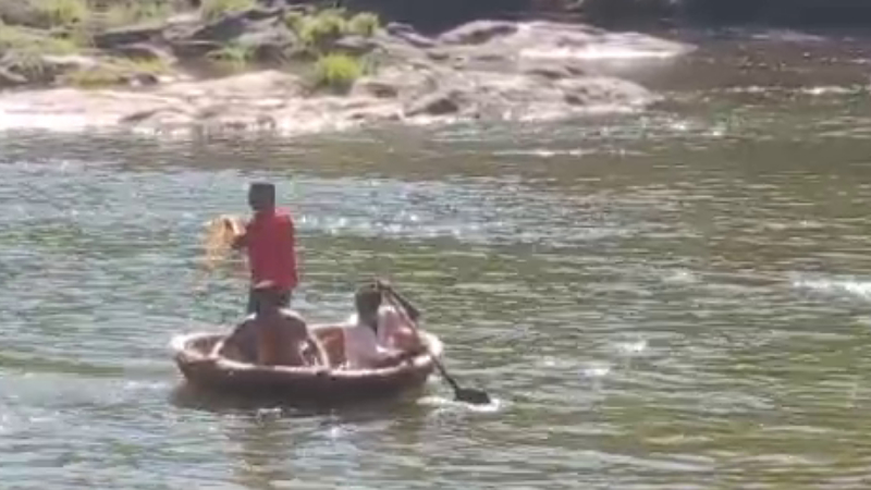 youth dies after drowning in bhadra river in nr pura