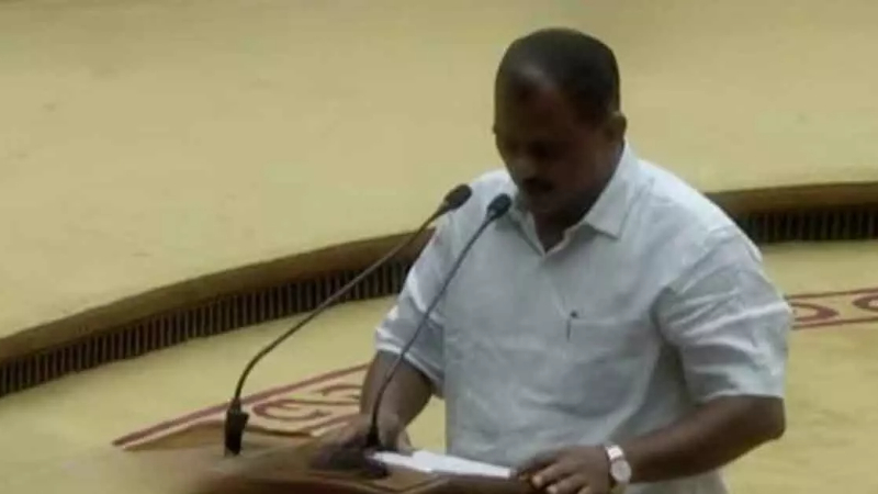 A K M Ashraf MLA from Manjeshwar took oath as a member of Kerala legislative assembly in Kannada