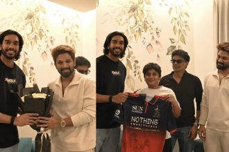 Allu Arjun and Venkatesh Iyer
