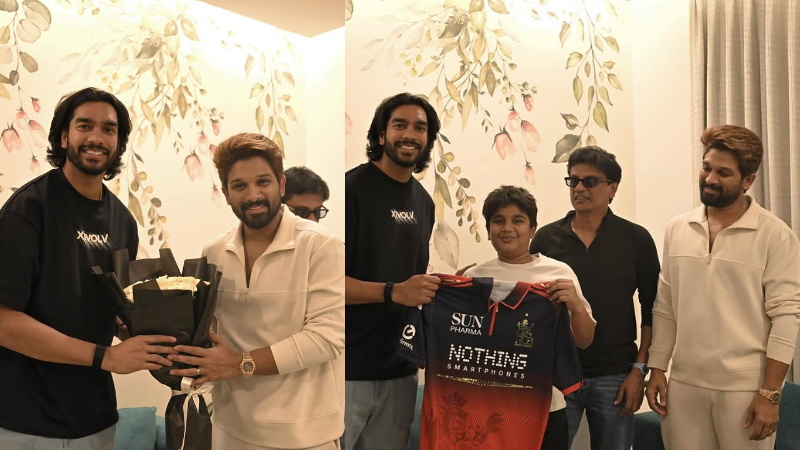 Allu Arjun and Venkatesh Iyer