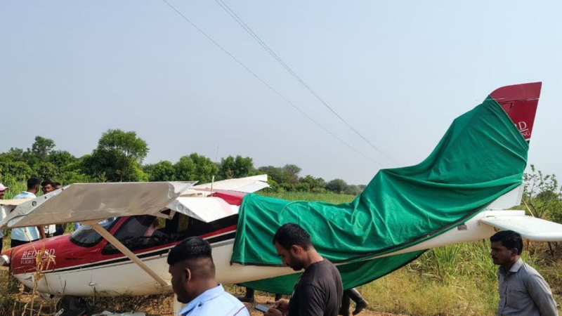 Another Aircraft Crashes Near Baramati Airport Months After Ajit Pawar Plane Incident