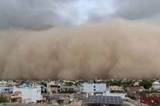 Apocalyptic sandstorm Rajasthan Weather