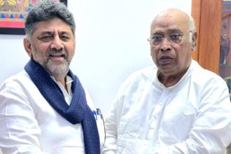 DK Shivakumar Mallikarjun Kharge