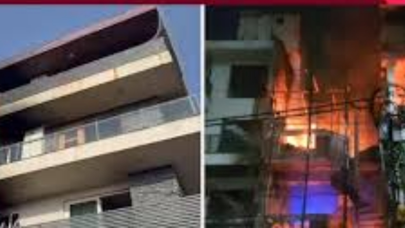 Delhi Building Fire