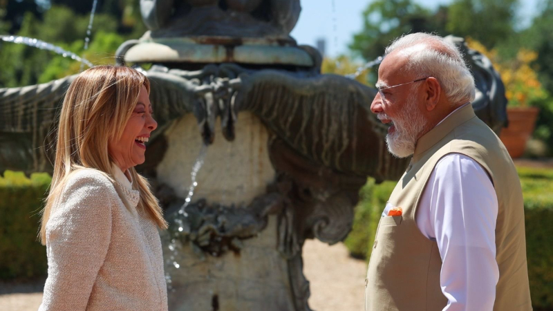 Giorgia Meloni Narendra Modi India Italy 1