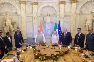 Giorgia Meloni Narendra Modi India Italy