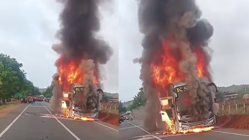 Haveri Bus Fire 2
