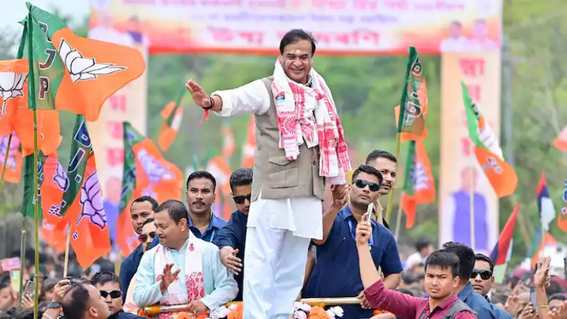 Himanta Sarmas BJP To Win 70 80 Of Assams 126 Seats NDA Sweep Exit Poll 1