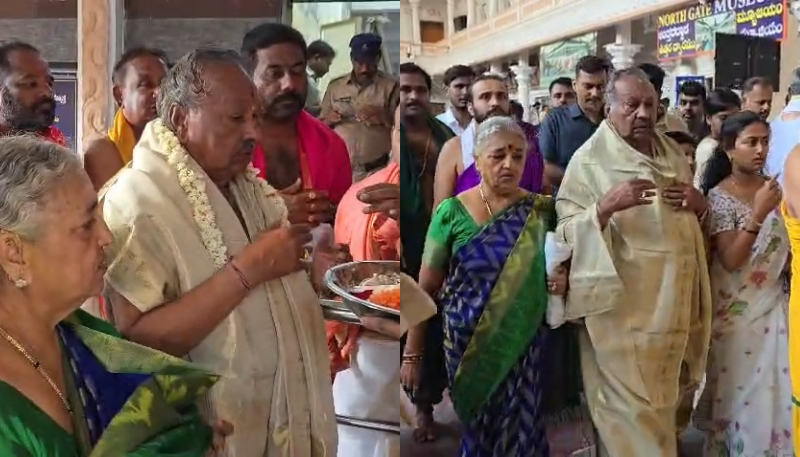 KS Eshwarappa At Mantralaya