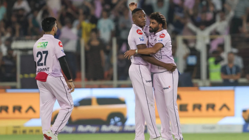Kagiso Rabada and Mohammed Siraj
