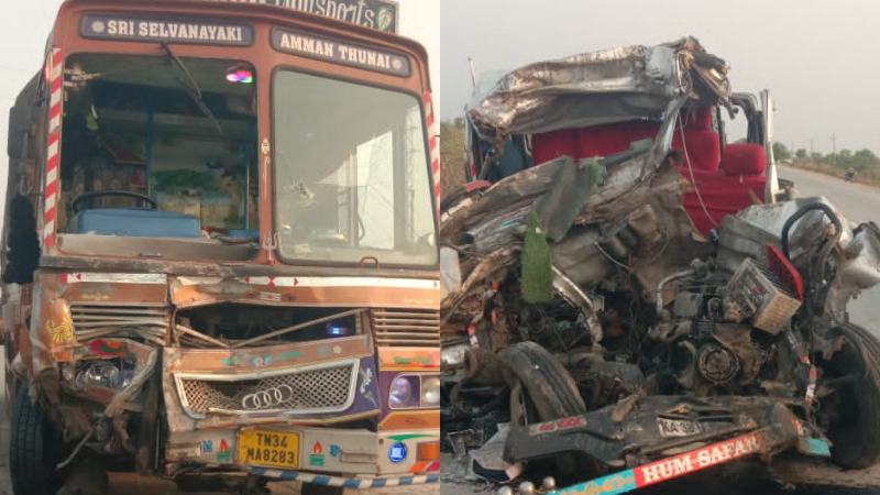 Kalaburagi Cruiser Lorry Accident