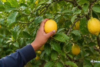 Lemon plucking