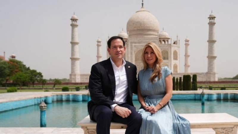 Marco Rubio Agra Taj Mahal Visit