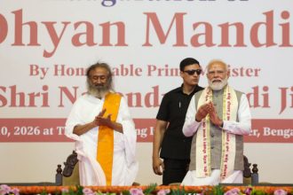 Narendra Modi Bengaluru Sri Sri Ravi Shankar Guruji
