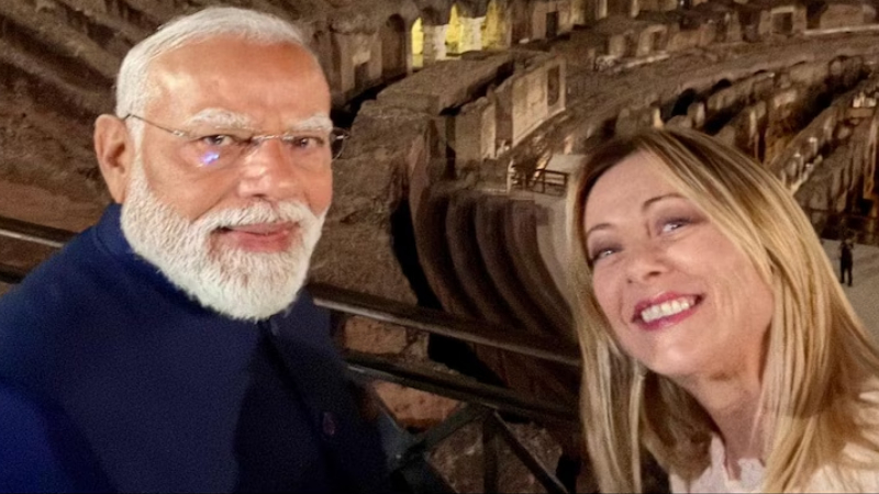Narendra Modi Giorgia Meloni