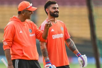 Rahul Dravid and Virat Kohli