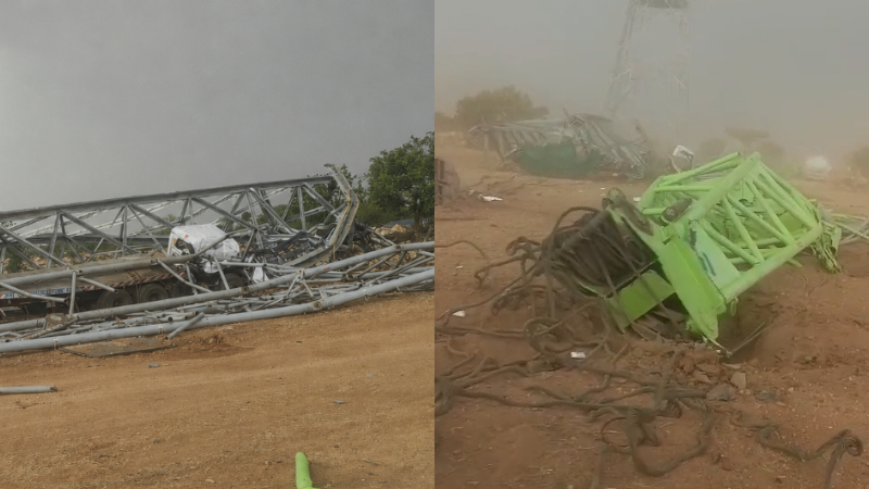 Raichuru Crane Collapse