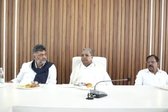 Siddaramaiah Breakfast Meeting 1
