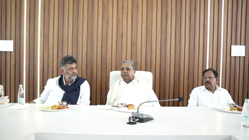 Siddaramaiah Breakfast Meeting 1