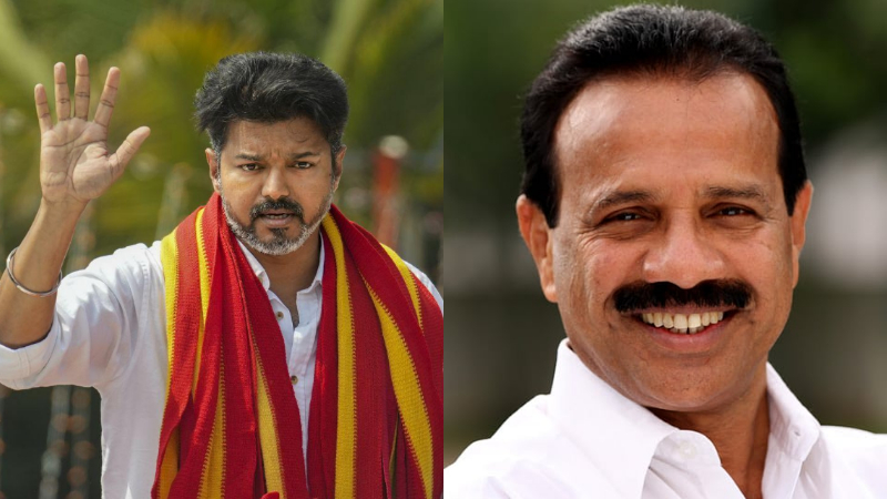 TVK Vijay DV Sadananda Gowda
