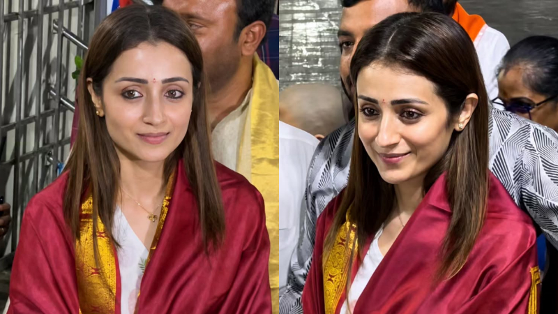 Trisha at tirupati 2