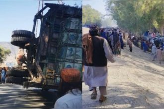 Truck Carrying Refugees From Pakistan Overturns In Afghanistan