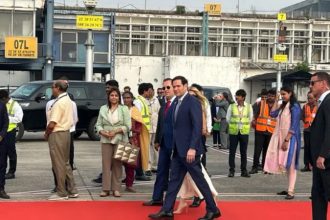 US Secretary of State Marco Rubio arrives India