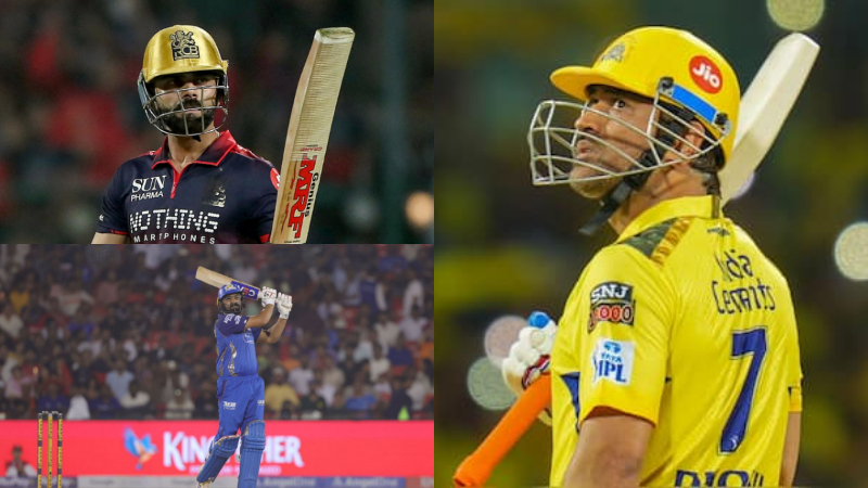 Virat Kohli MS Dhoni Rohit Sharma
