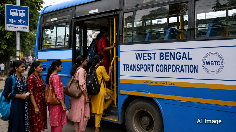 West Bengal Free Govt bus