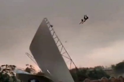bareilly man thrown 50 feet in air by strong wind hands legs broken
