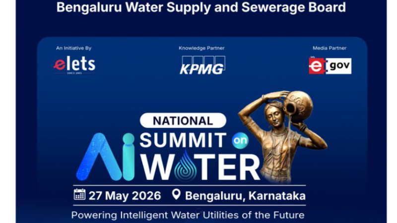 bengaluru to host indias first national ai and digital water summit 2026 on may 27
